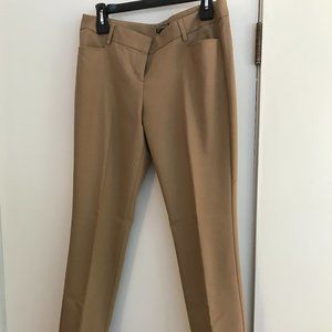 Express Columnist Mid-Rise Pants Tan